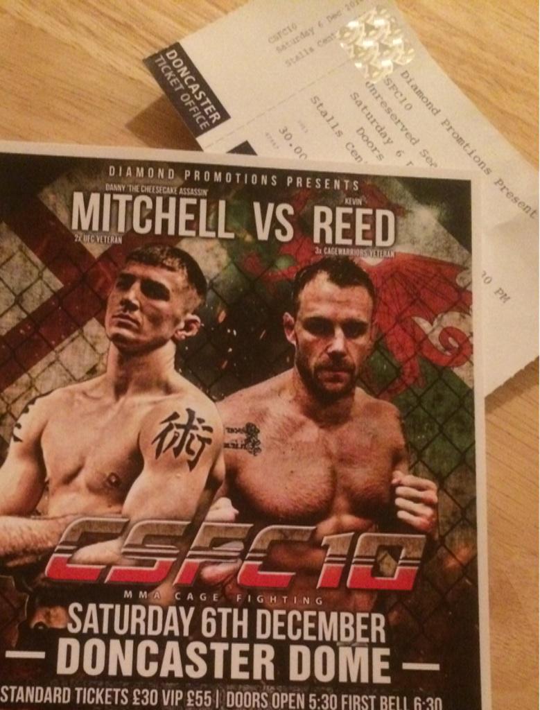 xsguard's tweet photo. Have you got your @CombatSportFC ticket yet? #csfc10 #ukmma @DoncasterDome 6th Dec. #doncasterisgreat http://t.co/sYFGpyrAaa