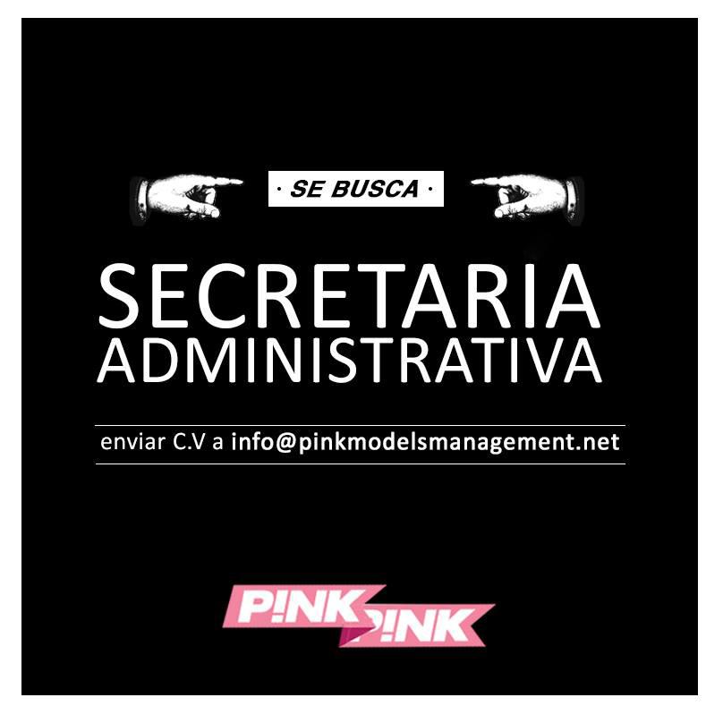 Pink Models On Twitter Se Busca Secretaria Administrativa Para Puesto De Lunes A Viernes De 10 A 18hs Interesadas Enviar C V Http T Co Cloqzwd8ky