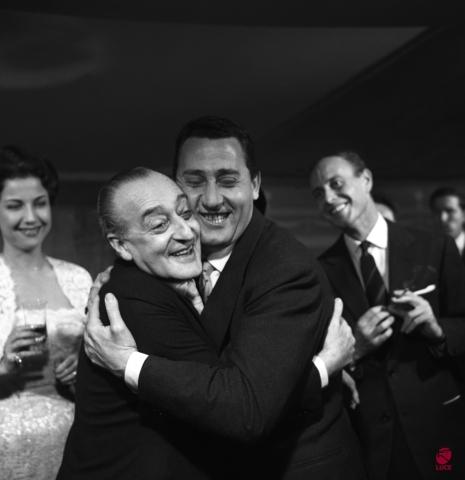 Stunning Image of Alberto Sordi and Toto in 1959 