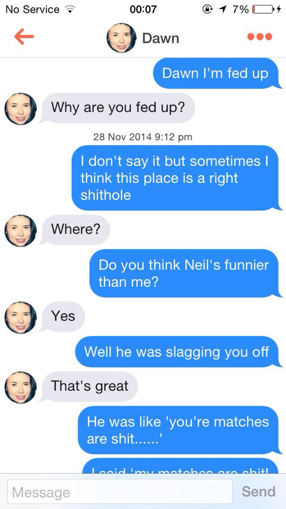 TinderLikeBrent's tweet photo. #tinderlikebrent The lovely Dawn... http://t.co/Ee6OzAVyfv
