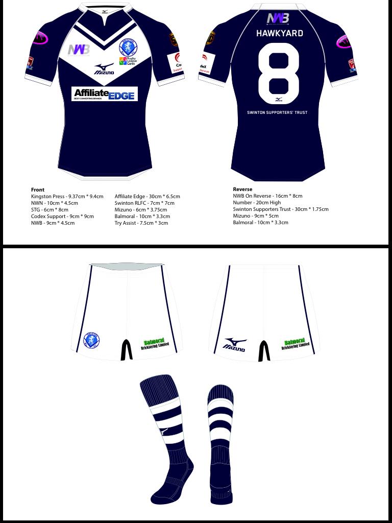 Swinton_Lions's tweet photo. The club show the new @MizunoRugby kit to the room &amp; thank all sponsors. http://t.co/owFh9gxUZ9