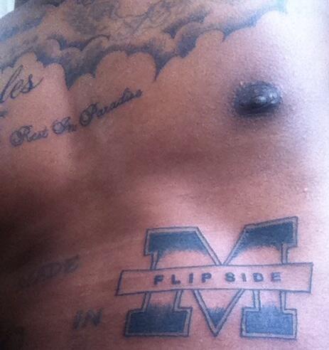LutherBoy_Tay's tweet photo. Fwm & ima show you da meaning of this tattoo. #TeamFlipside http://t.co/3Ew8GbbTLd