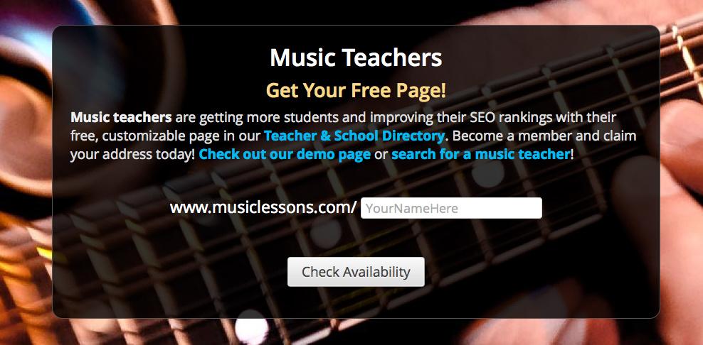 MusicLessonsCom's tweet image. Find musicians who are teaching and learning the art of music!
musiclessons.com