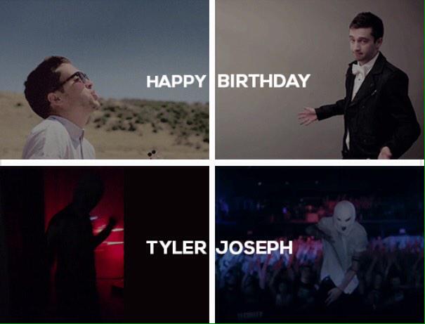 Happy birthday to my role model, my hero, and my life. ily Tyler Joseph  |-/ I am staying alive for yøu 