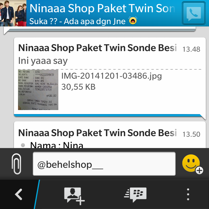 BehelShopID's tweet photo. Kak nina order paket ganti kare twin+sonde besi ;;) biar hemat ganti karetnyaaa di ahli/dokter mah mahal :$ http://t.co/rOKIhA4Hkg
