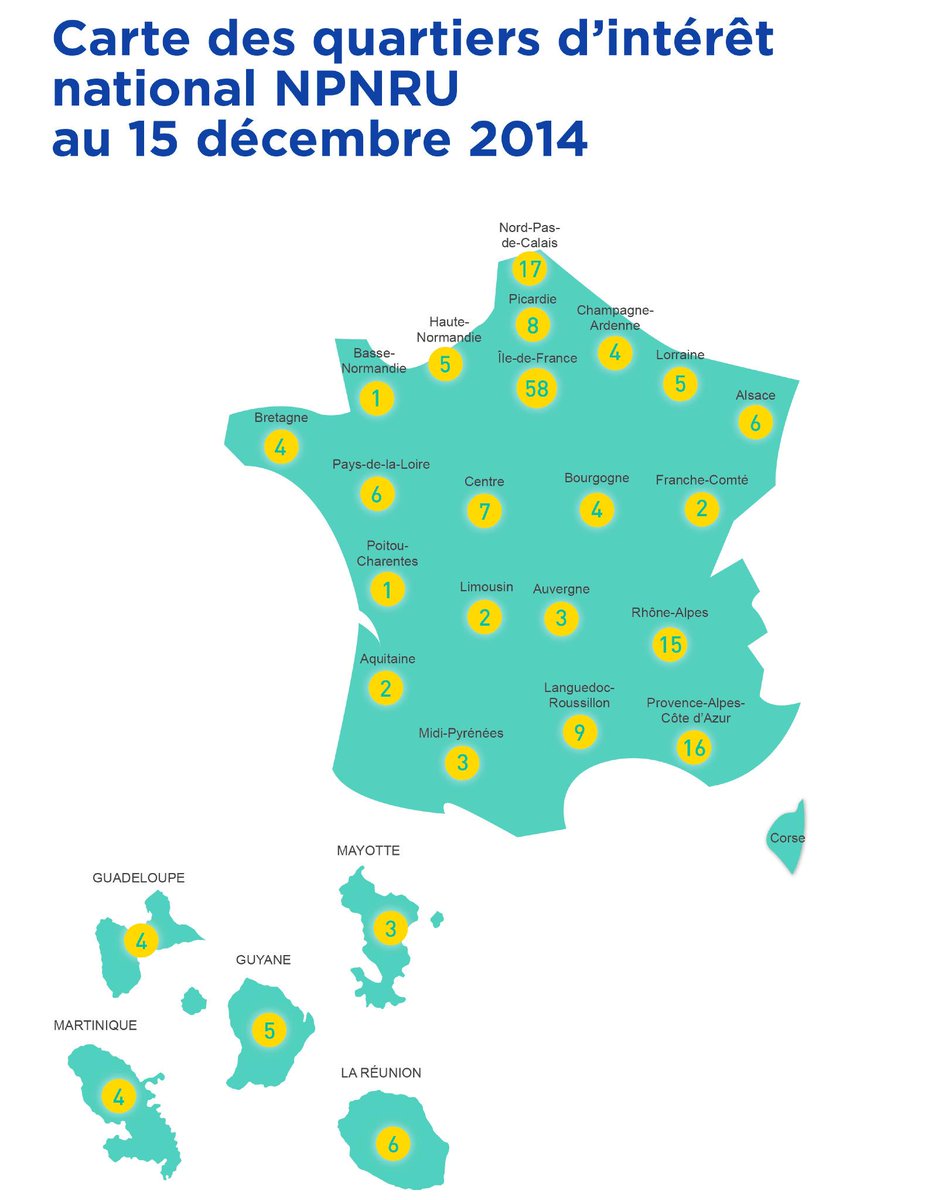 Elysee's tweet photo. [À PARTAGER] La carte des 200 quartiers d’intérêt national #NPNRU adoptée par le Conseil d’administration de l’#ANRU http://t.co/IMWYUvoybm