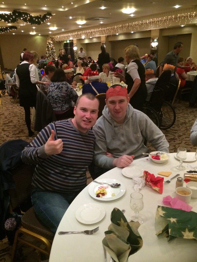 BaseColeraine's tweet photo. Xmas dinner @LodgeHotel with mount fern http://t.co/HEfVaGEnes