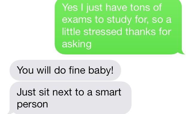 GraceVance's tweet photo. Thanks for the encouragement😁😑 http://t.co/mbAZshbYK1