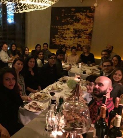 Dilekci Architects Christmas dinner at Molka Cafe Bistro