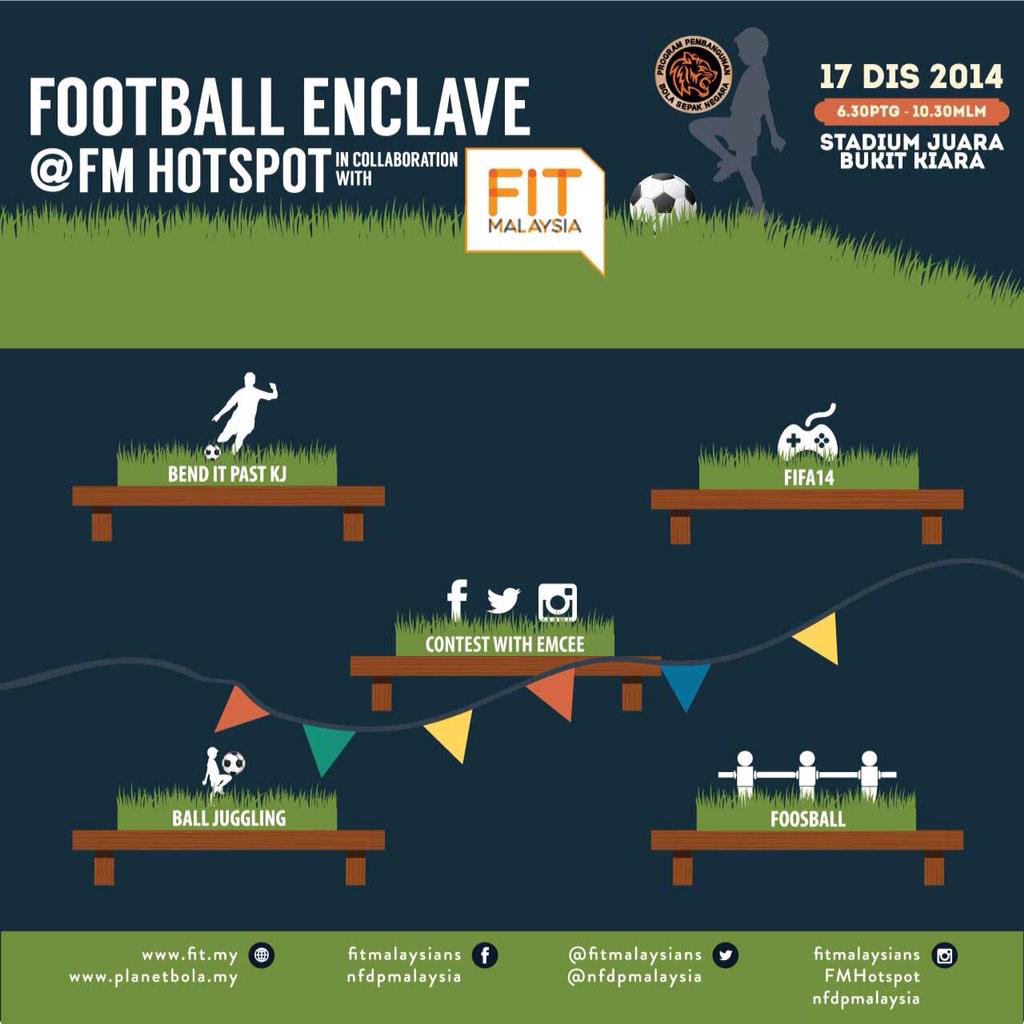 niki0918's tweet photo. JOM! Stadium Juara Bukit Kiara. C u there! #FitMalaysia #NFDP #FootballEnclave #FMHotspot #SelamanyaHM #AFFSuzukiCup http://t.co/qqEoCLrWpY