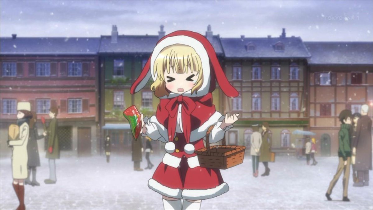 ご注文はうさぎですか？
第11羽 少女は赤い外套を纏いウサギを駆りて聖夜の空を行く

#ごちうさ
#ごちうさ好きな人ＲＴ
#ＲＴしてくれた人フォローする

<a href="/gotiusa_gazou/">ご注文はうさぎですか？画像置き場</a>