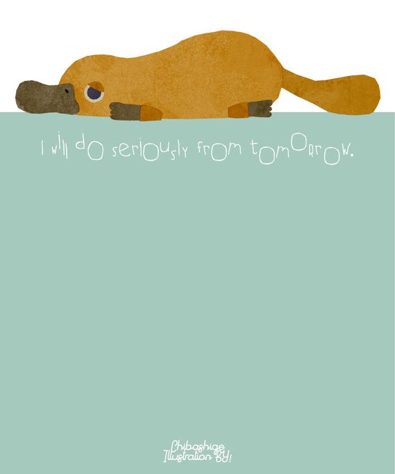 カモノハシくんのtwitterイラスト検索結果 古い順