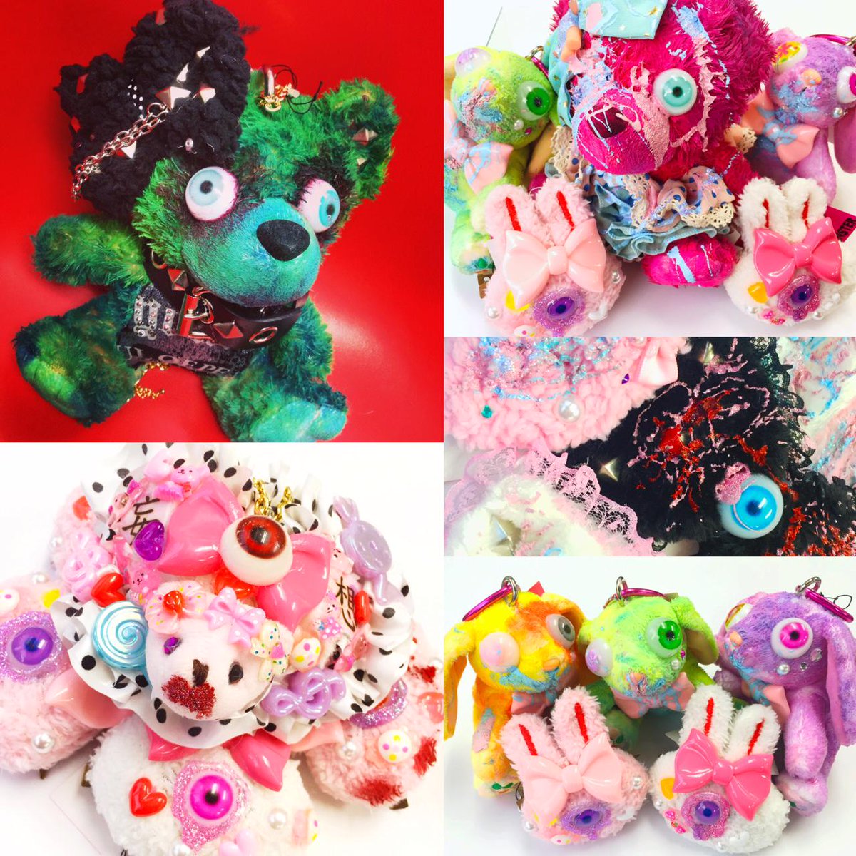 レア TEDDY MONSTER テディーモンスター モンスター速報!!!】グロカワ系ハンドメイドブランドTEDDY MONSTER様