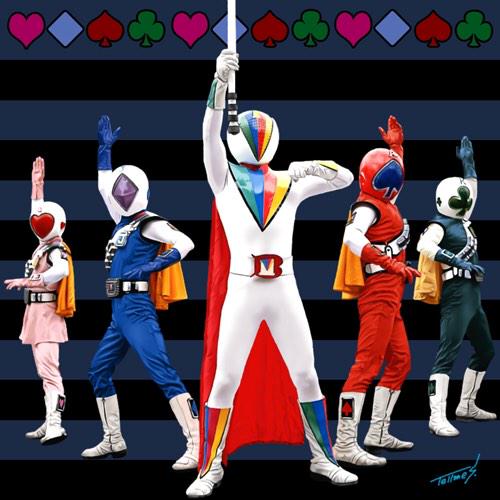 jphero_like's tweet photo. ジャッカー電撃隊  (1977)戦隊シリーズ第二作目。
4人のサイボーグ、スペードA、ダイヤJ、ハートQ、クローバーKから成るジャッカー電撃隊が犯罪組織クライムと闘う！

https://t.co/PXexXgdU1n … https://t.co/1gwr0jfqJG