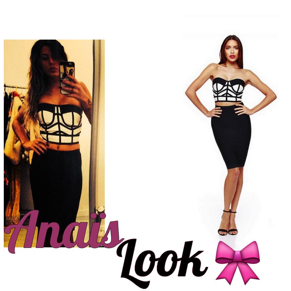 LookOfAnais's tweet photo. @AnaisCSS7 porte une robe "Amena" 2 pièces noir et blanc, en vente sur http://t.co/PlfjJKrjJt 🎀 http://t.co/WQfwOfLgpy