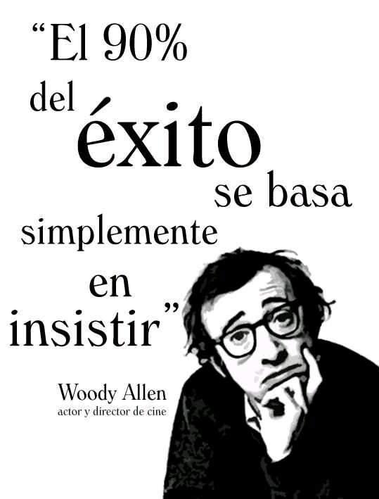 AlejandroSBasso's tweet image. "El 90% del éxito se basa simplemente en insistir" Buenos días!