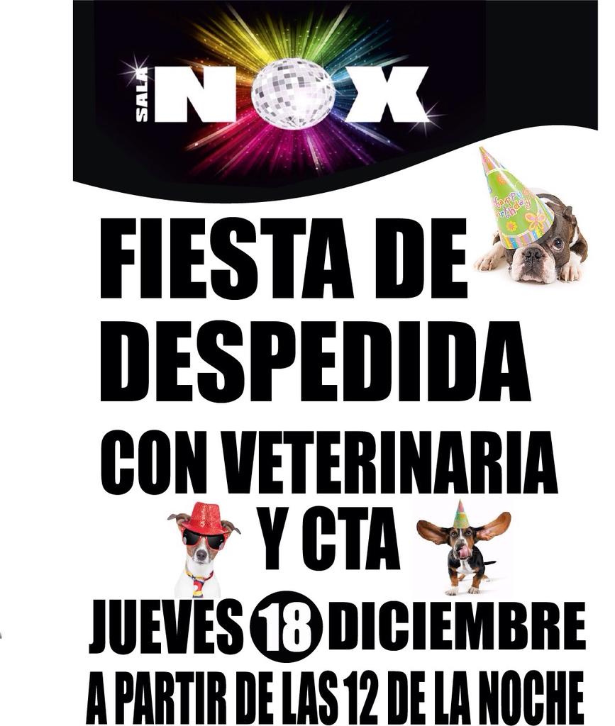 VetCTA1415's tweet photo. Y este jueves ultimo fiestón con la comision de Veterinaria y CTA antes de vacaciones! Nos vemos en @pubnoxleon ! :) http://t.co/0LRuekBIYz