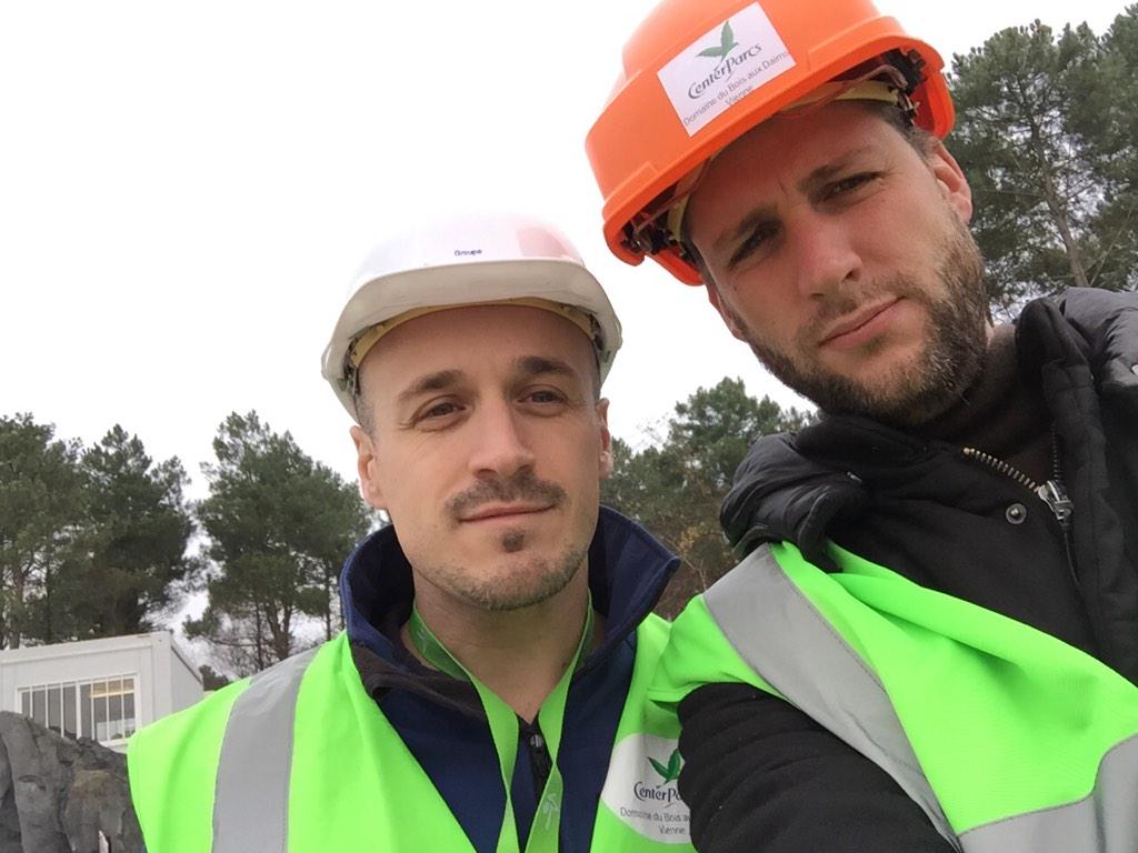 Visite de chantier <a href="/centerparcsfr/">Center Parcs France</a> Bois aux Daims avec Bruno Guth! Ouverture en juillet 2015!