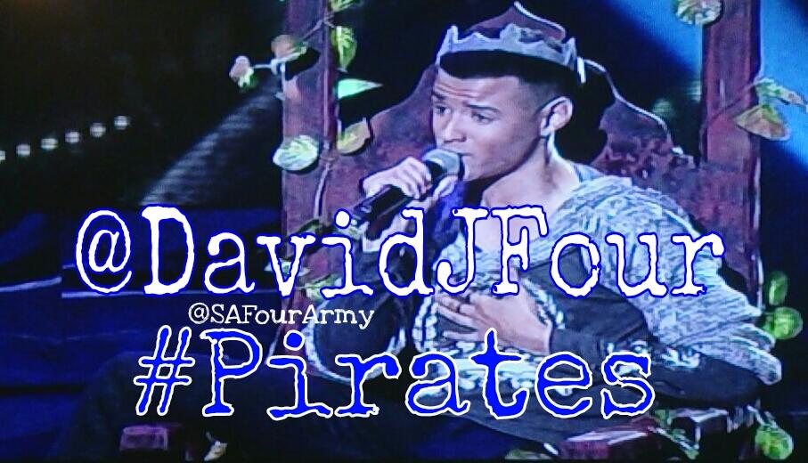 SAFourArmy's tweet photo. RT if @DavidJFour is your Fairytale &amp; your King ❤👑❤👑❤ #Pirates http://t.co/4ToI7mkx0l