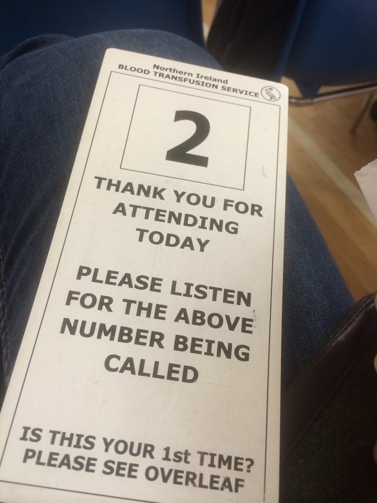 ClaireSugden's tweet image. Giving a pint of the good stuff @colerainebapt @GiveBloodNI #giveblood #lifeelixir