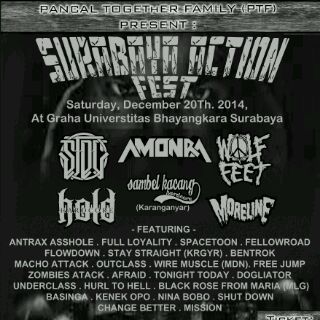 20th December 14 <a href="/StayStraightHC/">SSHC</a> main di Surabaya nih ! #SurabayaActionFest. Btw SS bukan dr karanganyar mzzzzzz.