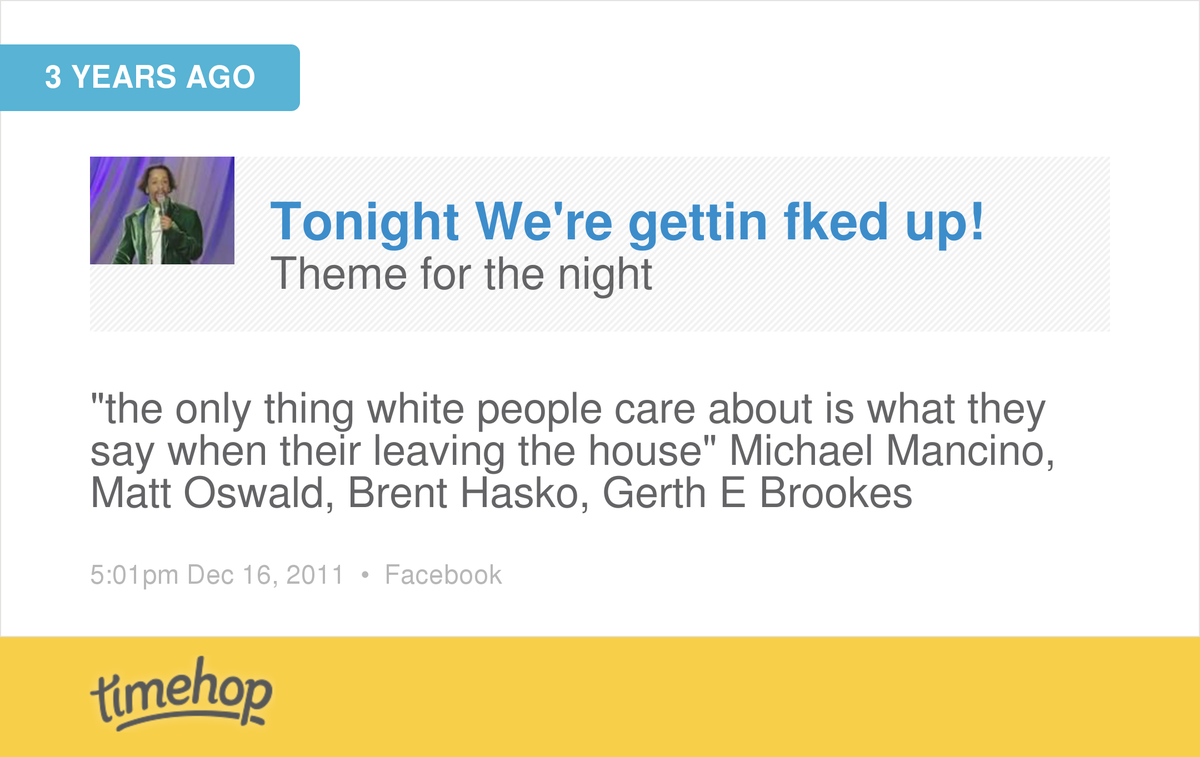 bnairskis's tweet photo. Exactly 3 years ago today! (via @timehop) http://t.co/qoboqDoQly http://t.co/C0XrQlnckW