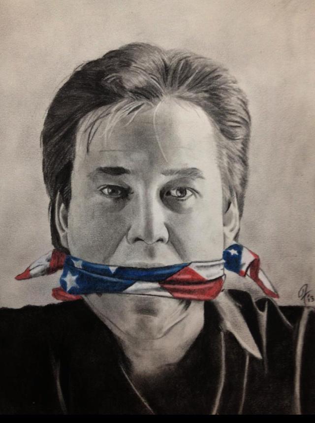   Happy Bday to Bill Hicks! Hand drawn in charcoal   