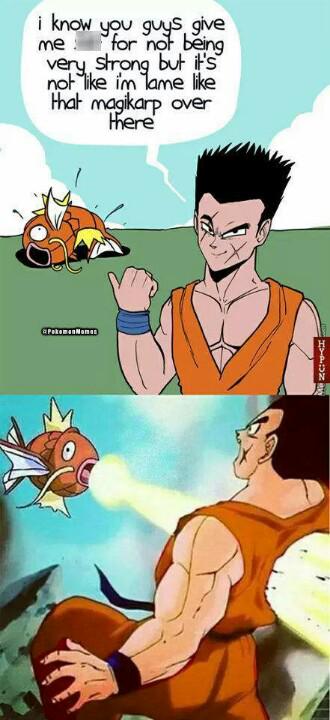 PokeHello's tweet image. A funny #Pokemon #DBZ crossover pic -Z