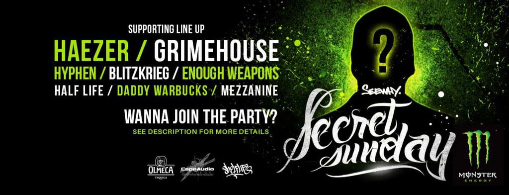 enoughweapons's tweet photo. Tearing it up tonight after the super secret international at Secret Sundays! #enoughweapons @_seewhyweparty_ http://t.co/y7MVoxWdQU