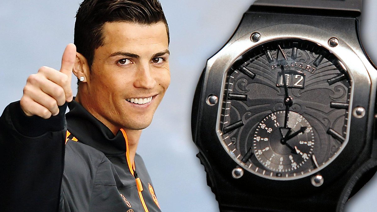 cristiano ronaldo bvlgari watch