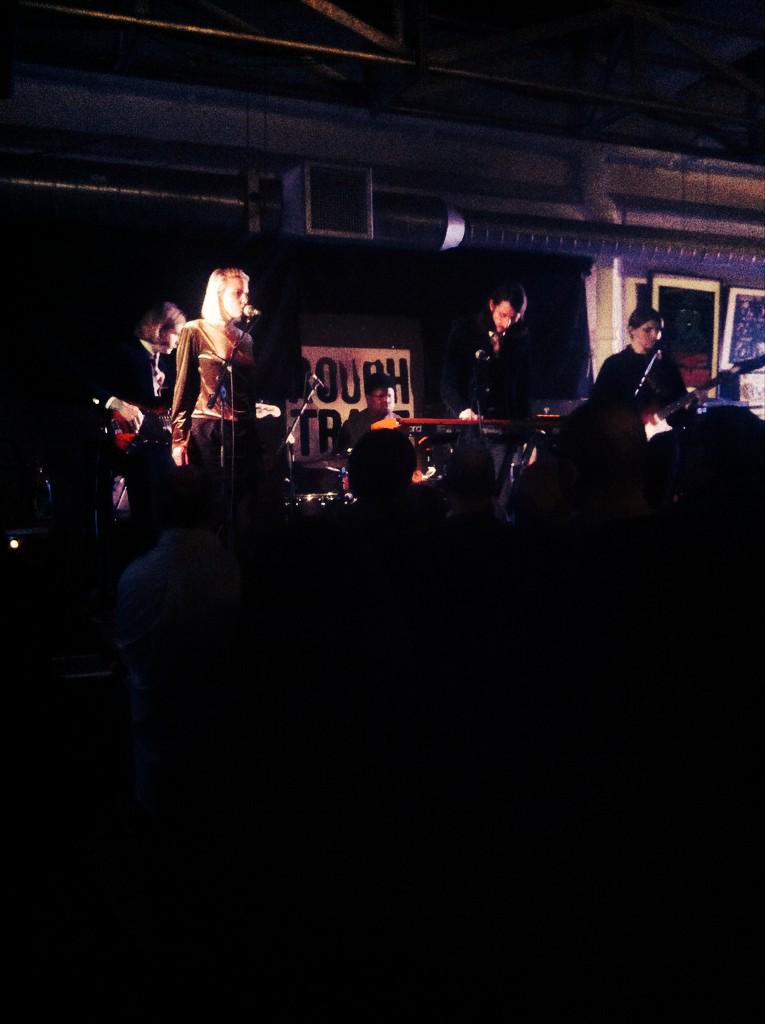 _davlar's tweet photo. A snap from the other nights @smokefairies set @RoughTrade east... Feeling all festive from the new songs! http://t.co/w1IZjPBKkv