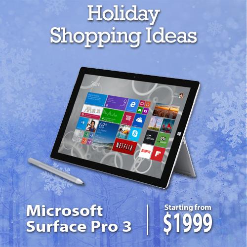 EABarbados's tweet photo. A Microsoft Surface Pro 3 is a great gift to put under your tree this Christmas! http://t.co/vor4GEqUCh