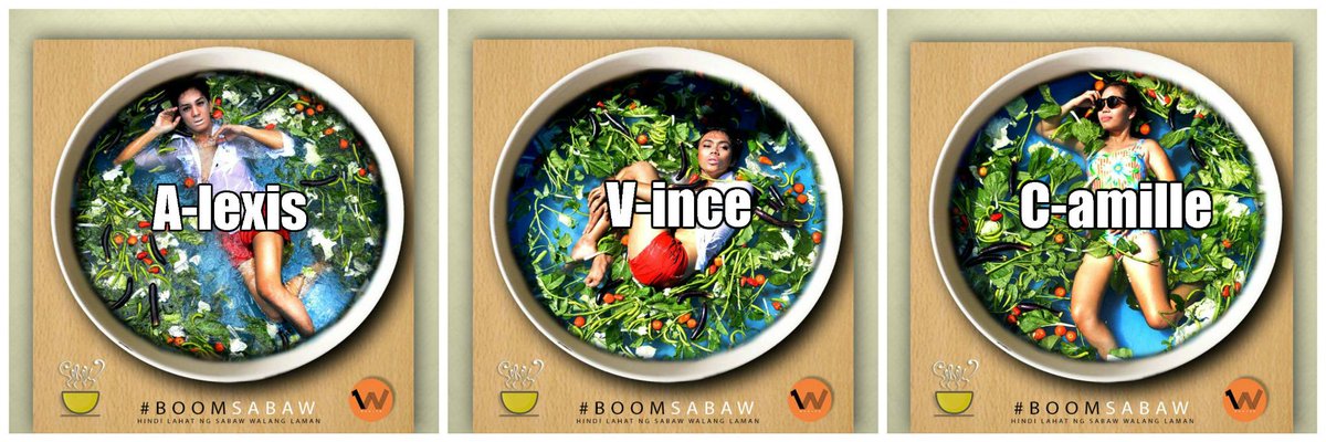 SabawAds's tweet photo. "AVC" @2MADORS 
Alexis Vince Camille #BoomSABAW #SABAWAds http://t.co/MR6zaDRWGk