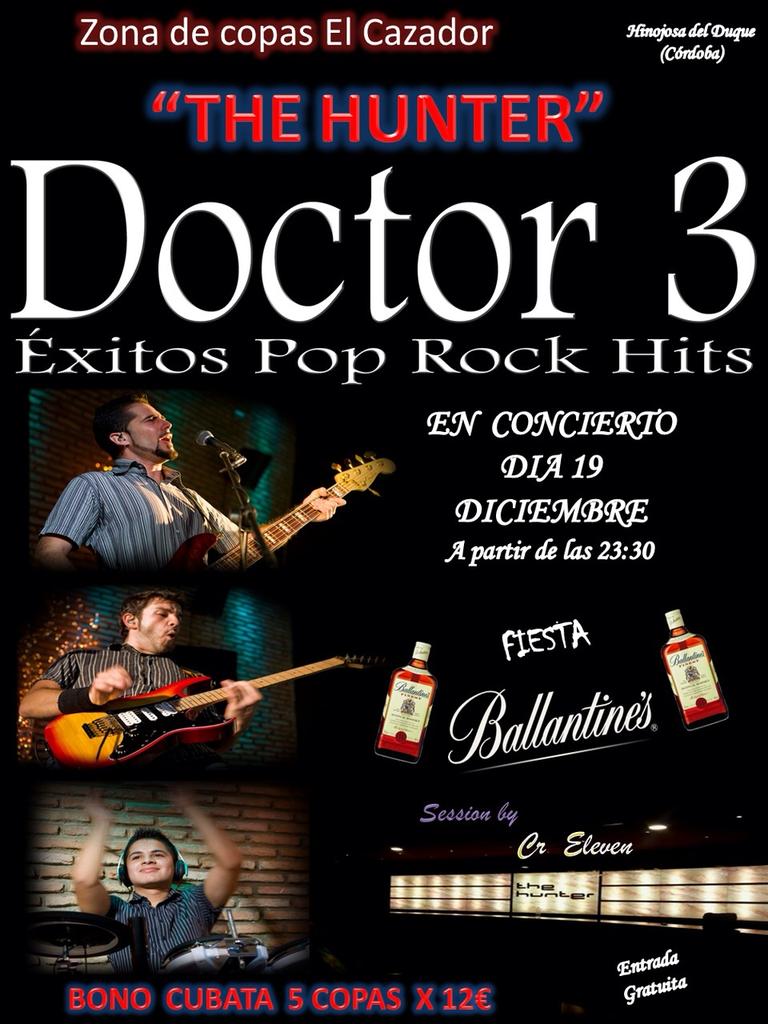 Ya queda poquito para que DOCTOR 3 actue en The Hunter, no te lo pierdas