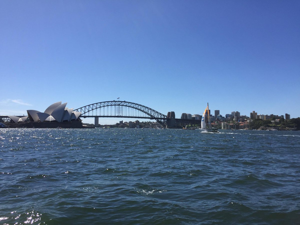 winschel's tweet photo. Thank you to @tchrisburton and @SAPExtremeSail team. Great experience in Sydney powered by #SAP #HANA! http://t.co/1CfuBtRCSb