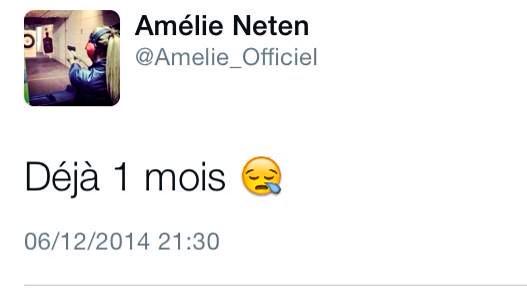 AddictNabilla's tweet photo. #INFO : Voici ce que Amélie a poster sur twitter il y a quelques jours,par rapport à Nab. http://t.co/WuJL7gqPXU