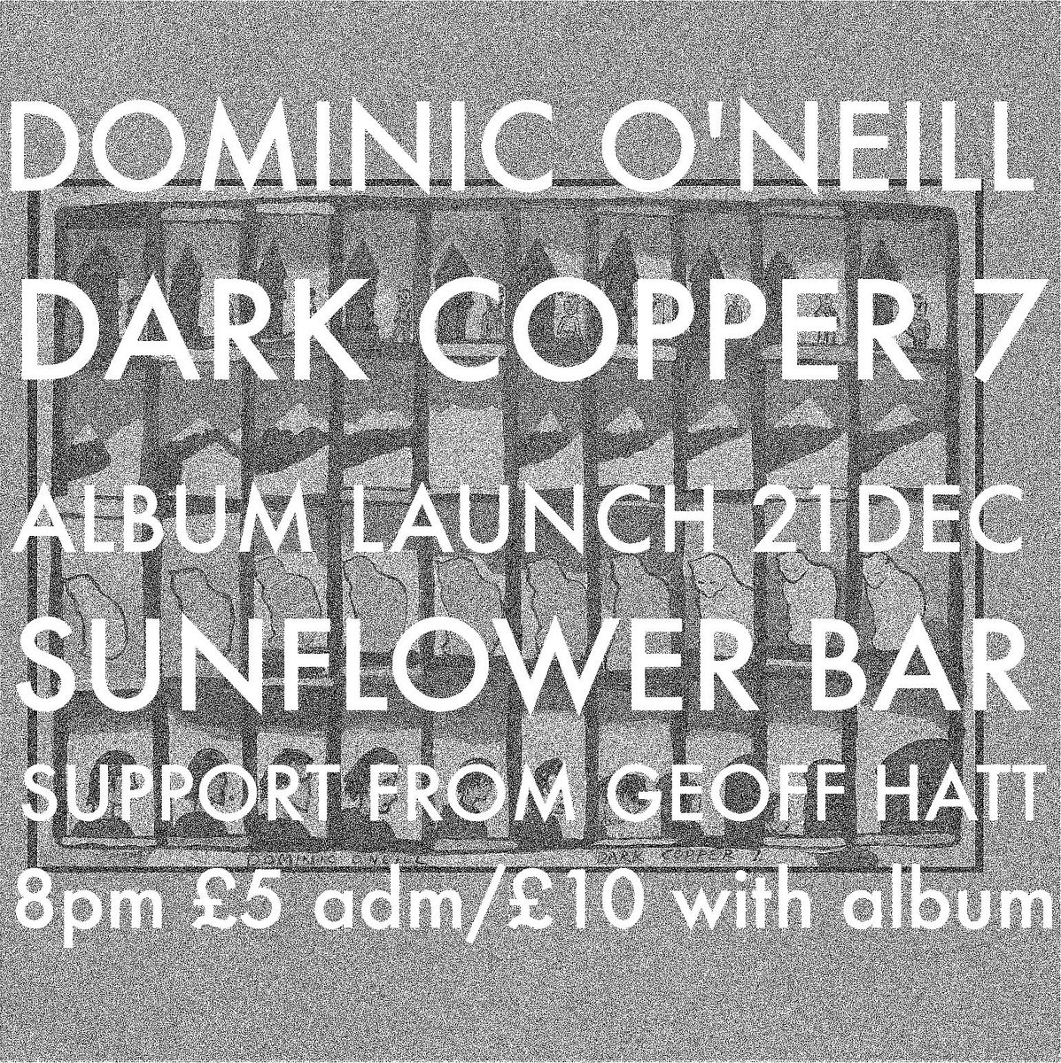 One week to Belfast album launch! <a href="/Sunflower_Pub/">Sunflower pub</a> #darkcopper7