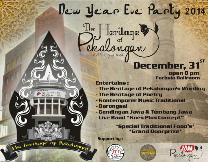 FestKalongan's tweet photo. Hotel @dafampekalongan with @FestKalongan Present #HeritageOfPekalongan ., Sensasi Malam Tahun Baruan yang Berbudaya http://t.co/g5i2ppwABt