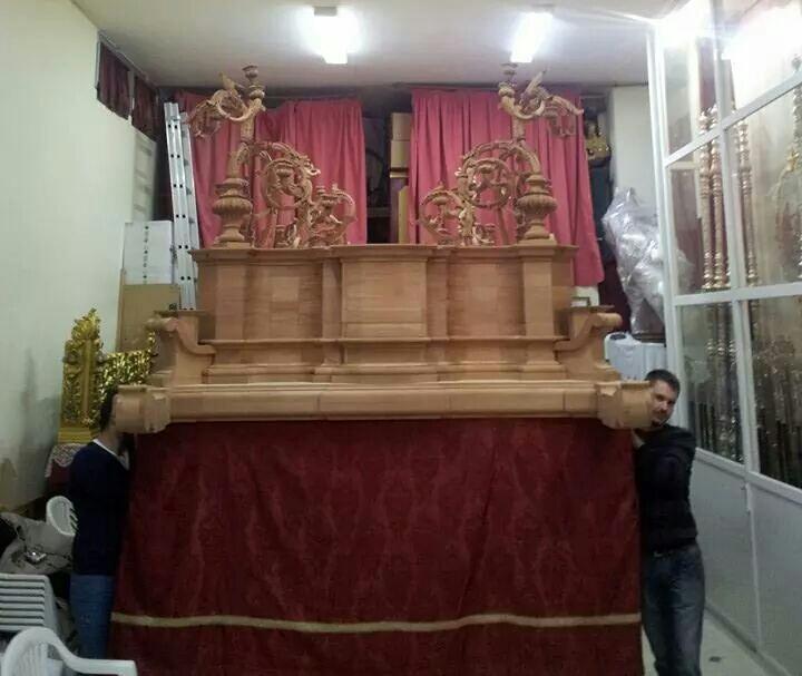 ATiempoDePasion's tweet photo. Ya está el nuevo misterio de @HdadColumna en la Casa Hermandad. http://t.co/MNWeWAyrxT