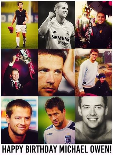 Happy Birthday Michael Owen!

The former   & forward turns 35 today. 