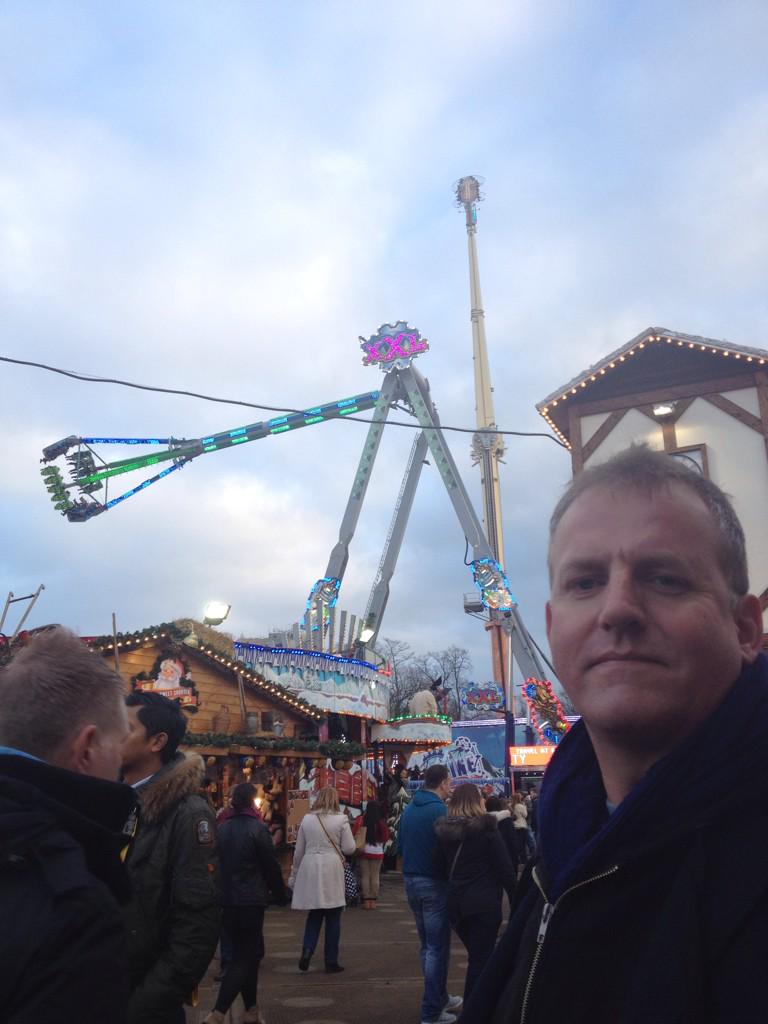 CareerPromises's tweet photo. At #WinterWonderland with @pete100 and Jack - it's amaaaaaaze! #lovelondon #Christmas #WoopWoop http://t.co/I1PJnwlqdx