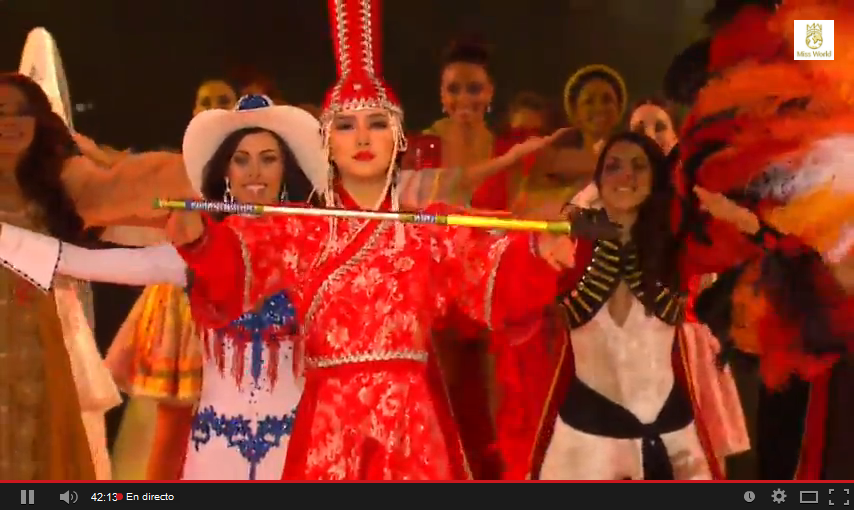 UPofBeauties's tweet photo. Miss World Mongolia 2014 at Dances of the World. http://t.co/dcBvVpg1AX