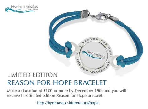 HydroAssoc's tweet photo. Got #hydrocephalus HOPE? Get the matching bracelet! Click here to donate: http://t.co/PQERSArtnR http://t.co/BnrxTxzfOL