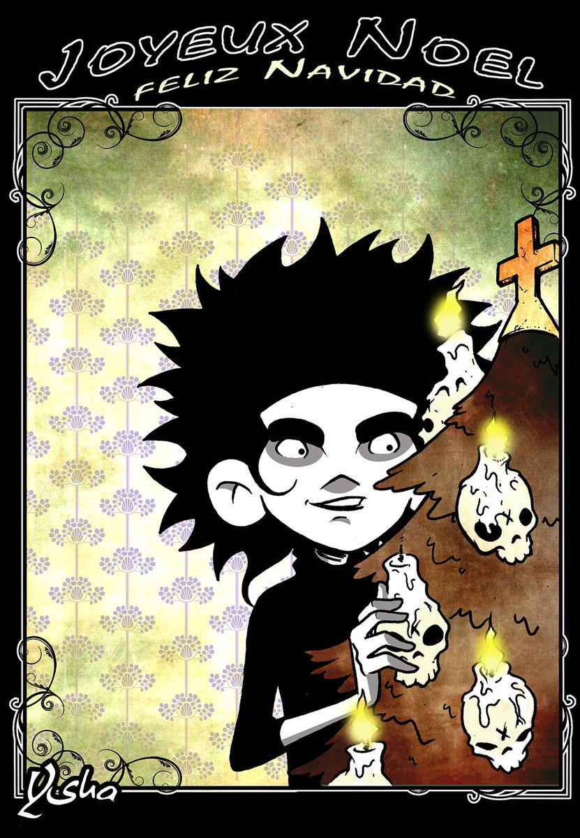 DIABOLOEDITIONS's tweet photo. Un peu en avance mais BLAKE de "Family Freak" se joint a nous pour vous souhaitez un joyeux Nöel!!! http://t.co/BVmClDecZi