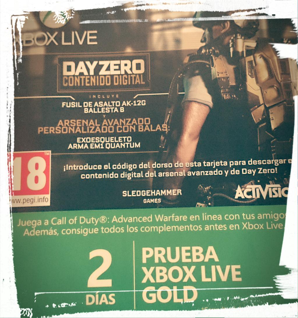 PeTeTe_PW's tweet photo. 🌟SORTEO CÓD48h XBOX LIVEGOLD
#FW @KiNGVaaroh
#RT https://t.co/hv74CahT8b
AMPLIADO: 05/01/15
@THEFIRSTYOU
@eSportsSPA http://t.co/8IByAfRTwQ