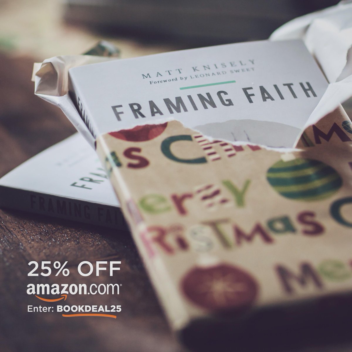 framingfaith's tweet photo. Use promo code BOOKDEAL25 @Amazon and get an additional 25% off #FramingFaith this weekend. http://t.co/8vRQEwHRLF