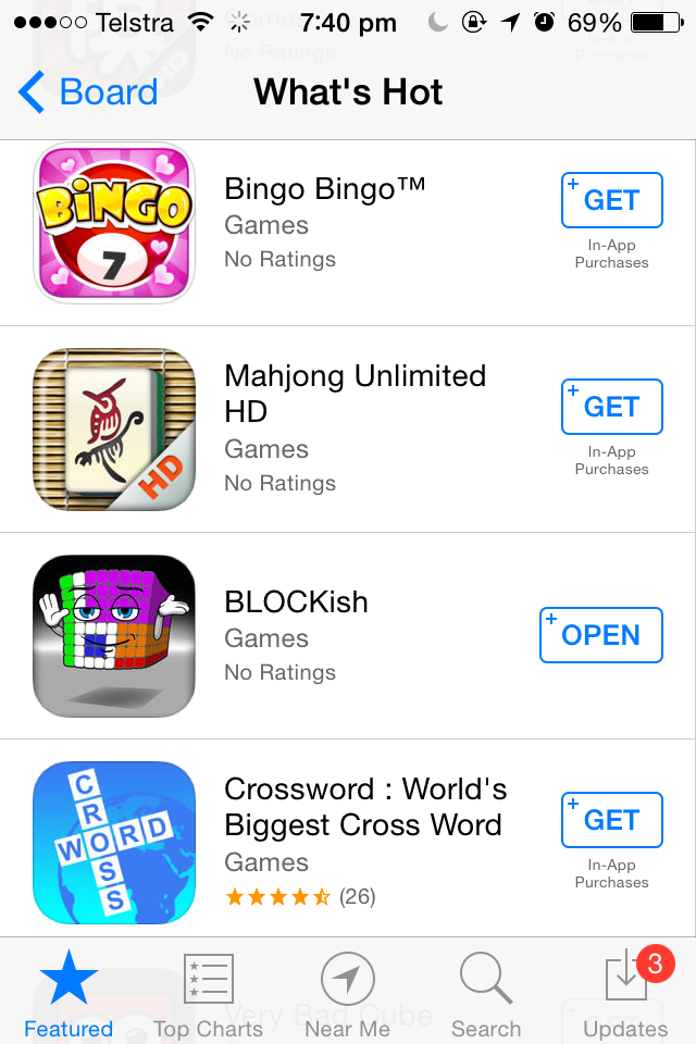 HelpBish's tweet image. What&apos;s #hot on the #Appstore ? #iosboardgames @HelpBish @applegamerz @brainpuzzler #Get BLOCKish and be challenged