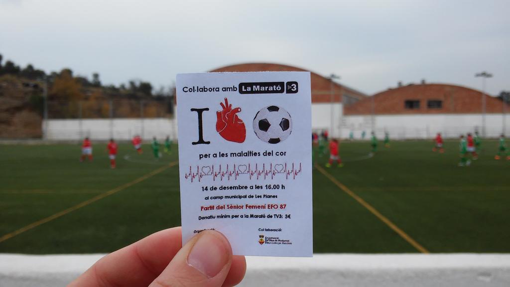 El futbol femení d l'EFO d'Olesa d M. col.laborant amb #LaMaratoTV3