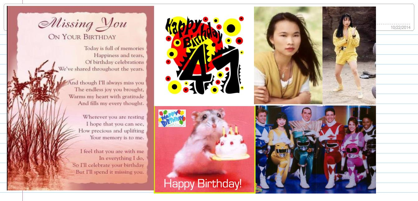 Happy 41st   birthday thuy trang 1973-2001 . 