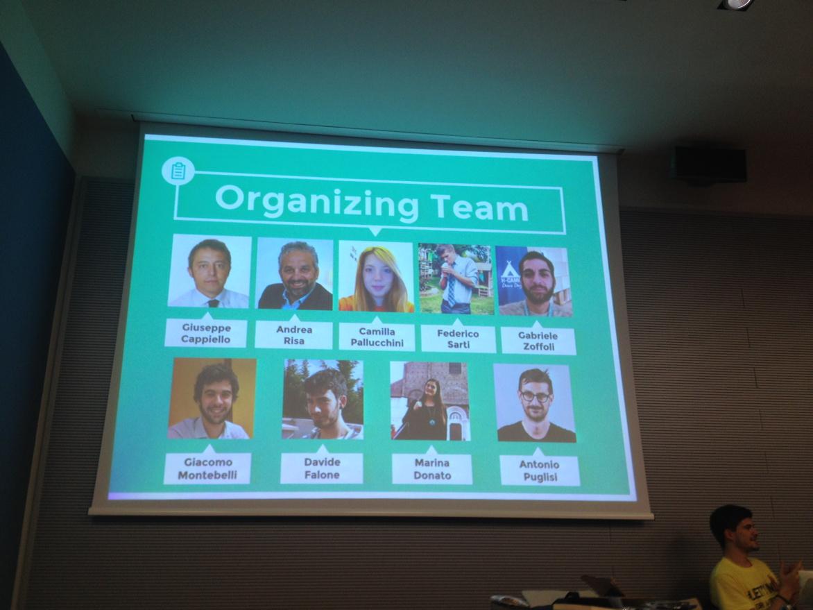 mausob's tweet photo. #swbologna the organizing team 👍👍👍 http://t.co/lDXZaL9f3M